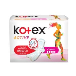 Kotex Active Tekli Uzun 7'li