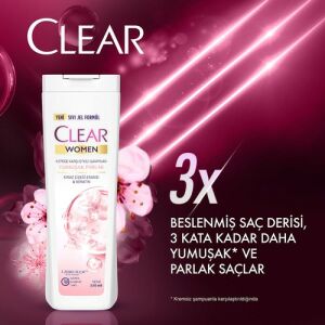 Clear 350 Ml Yumuşak Parlak Kiraz Çiçeği & Kratin 5351