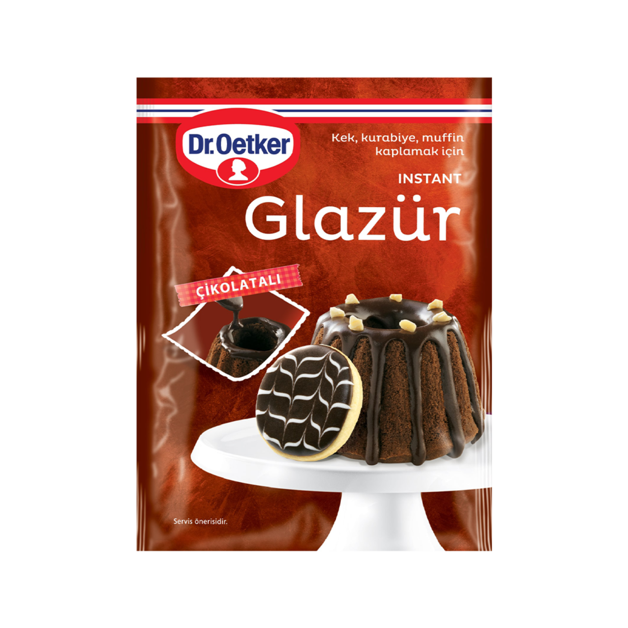 Dr. Oetker Glazür Çikolatalı 85 gr