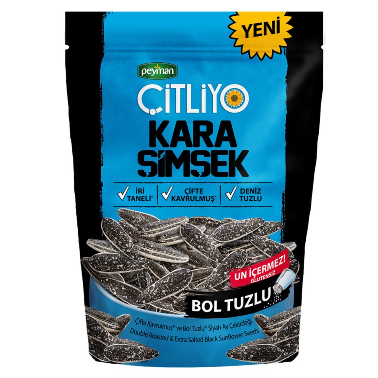 Peyman Çitliyo Kara Şimşek Bol Tuzlu 120 Gr