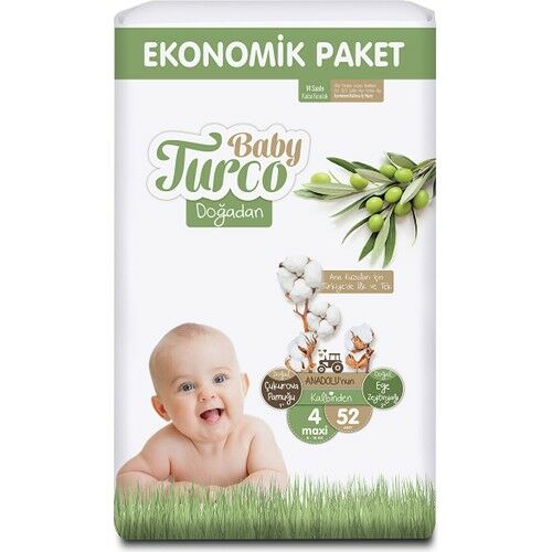 Baby Turco Doğadan Ekonomik 52'li Maxi 8-14 Kg