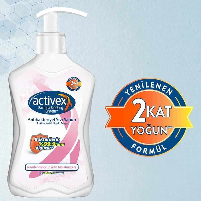 Activex Sıvı Sabun 500 Ml Nemlendiricili