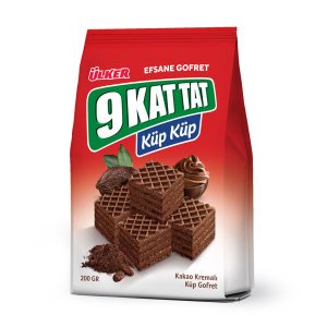 Ülker 9 Kat Küp Gofret Kakaolu 200 gr