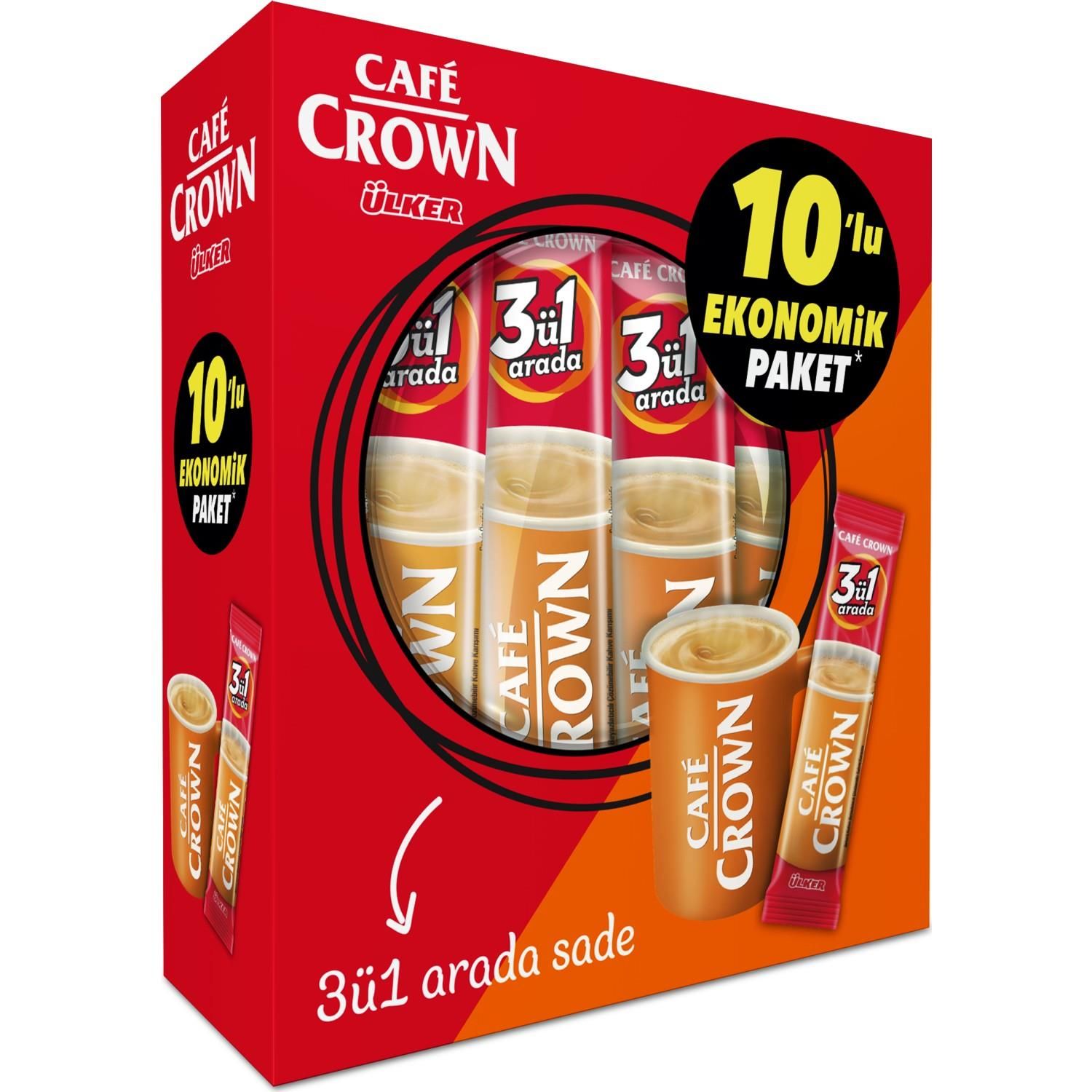 Ülker Cafe Crown 3ü1 Sade 10x17,5 gr