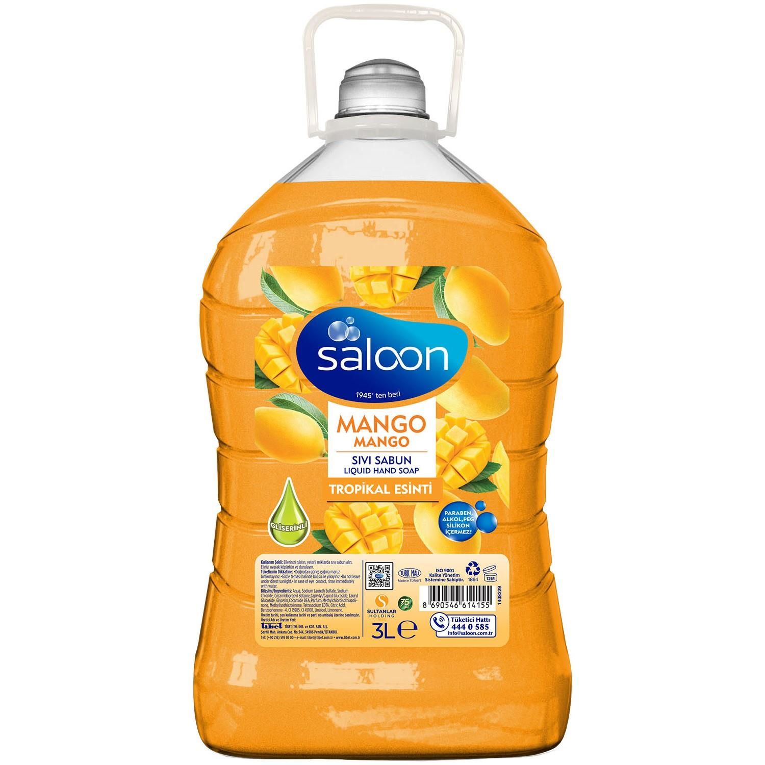 Saloon Sıvı Sabun Mango 3 Lt