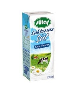 Sütaş Süt Laktozsuz 200 Ml