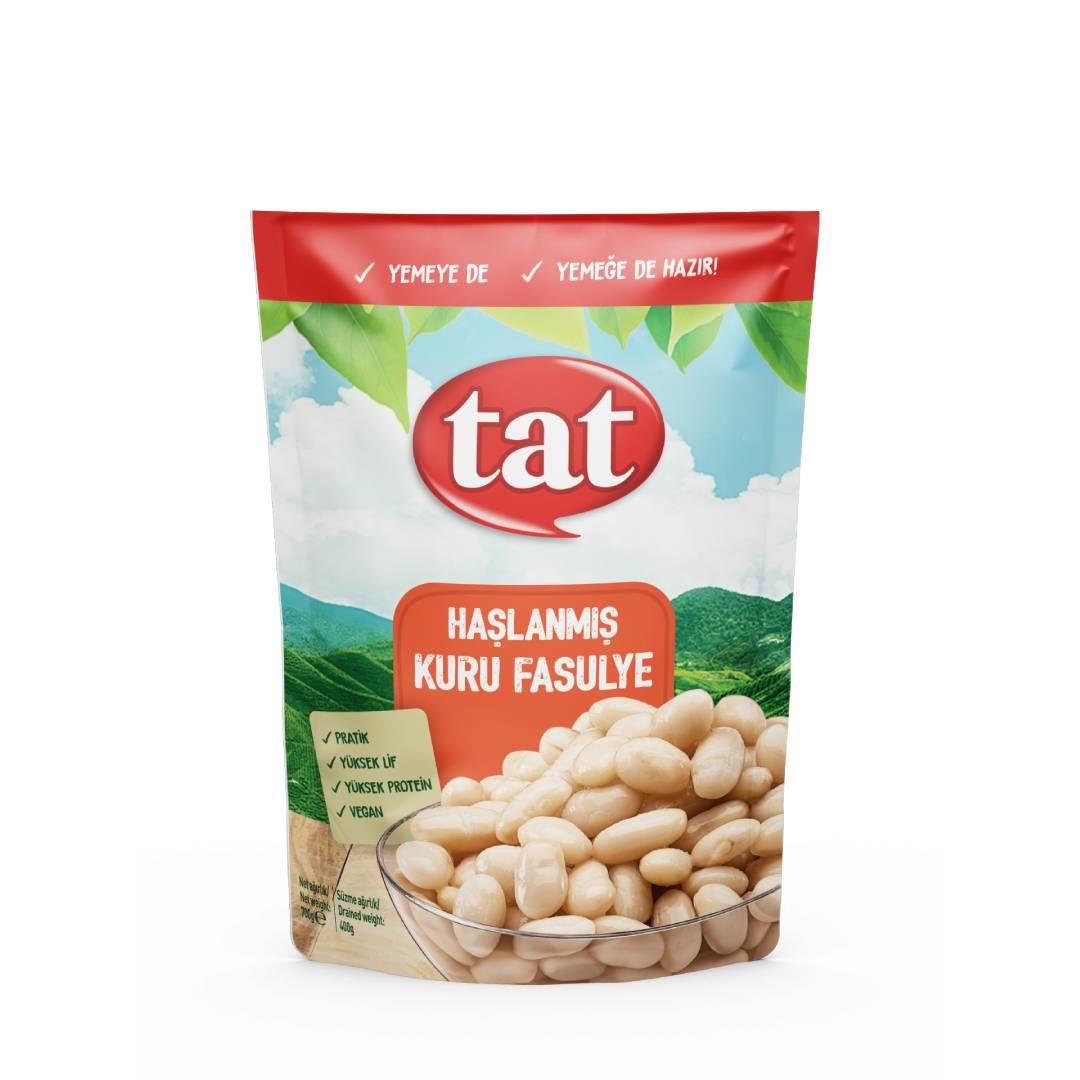 Tat Haşlanmış Kuru Fasulye Doypack 700 Gr