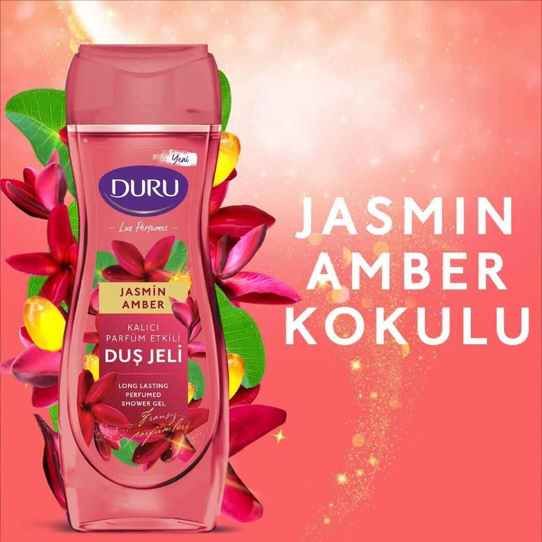 Duru Duş Jeli Lux Perfumes Jasmin & Amber 450 ml