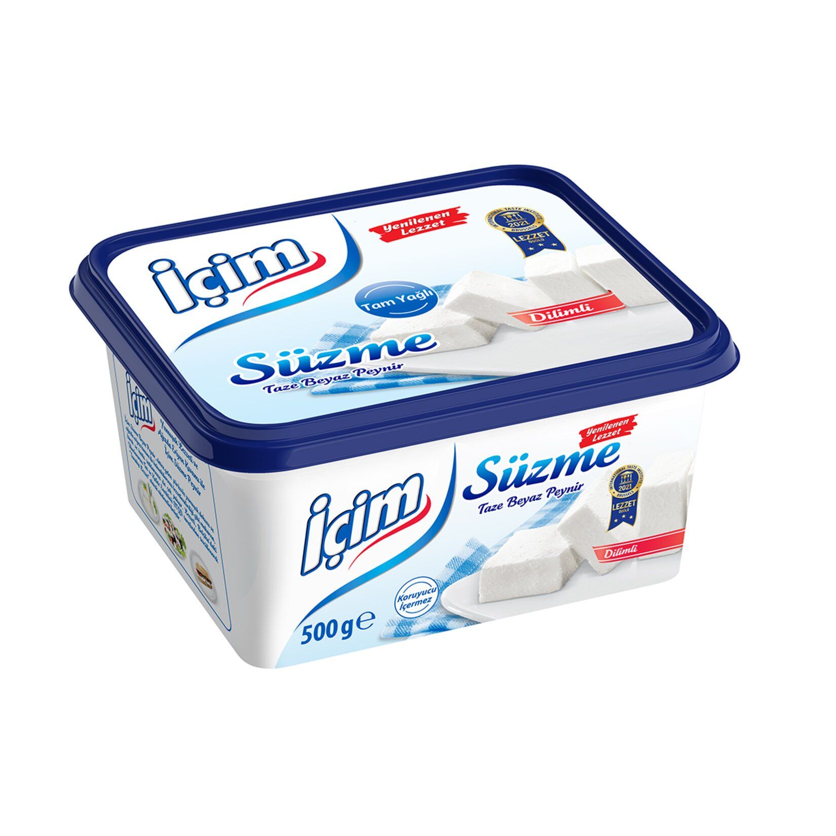 İçim Süzme Peynir 500 Gr Tam Yağlı