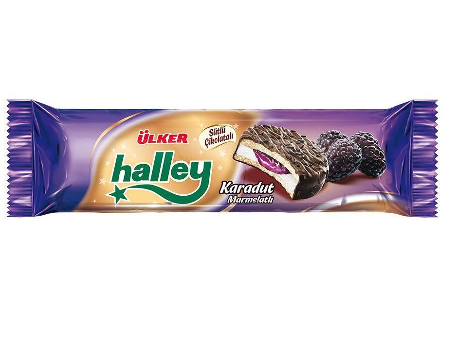 Ülker Halley Mini Karadut Dolgulu 74 Gr