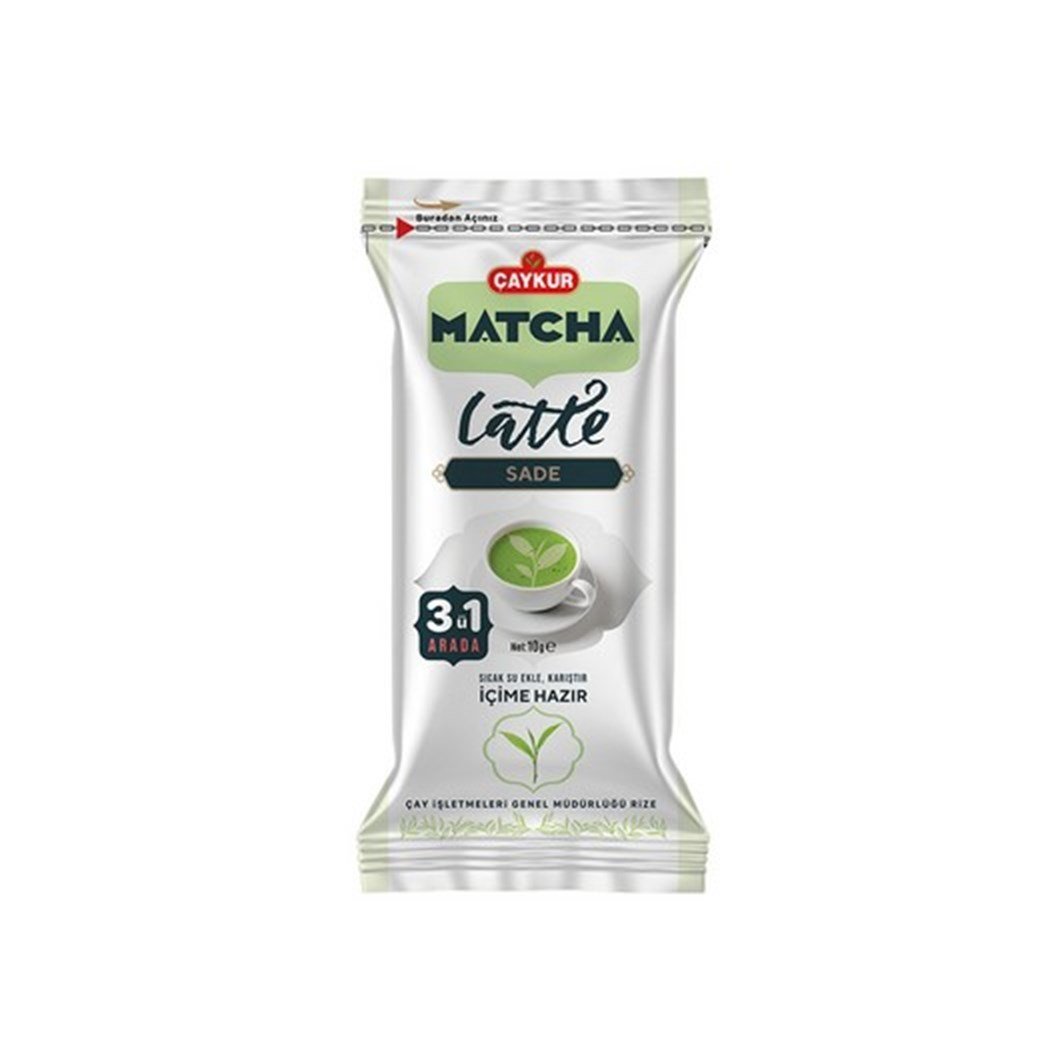 Çaykur Matcha Latte Sade 3'ü 1 Arada 10 gr