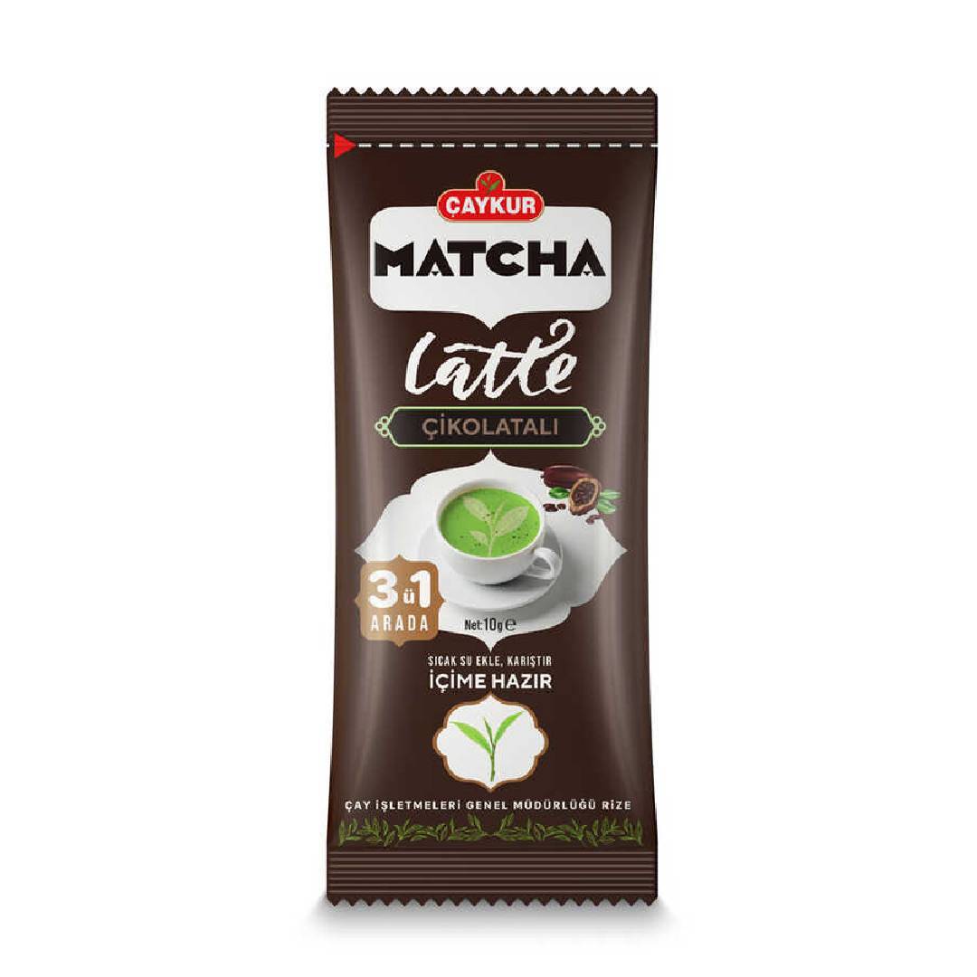 Çaykur Matcha Latte Çikolatalı 3'ü 1 Arada 10 gr