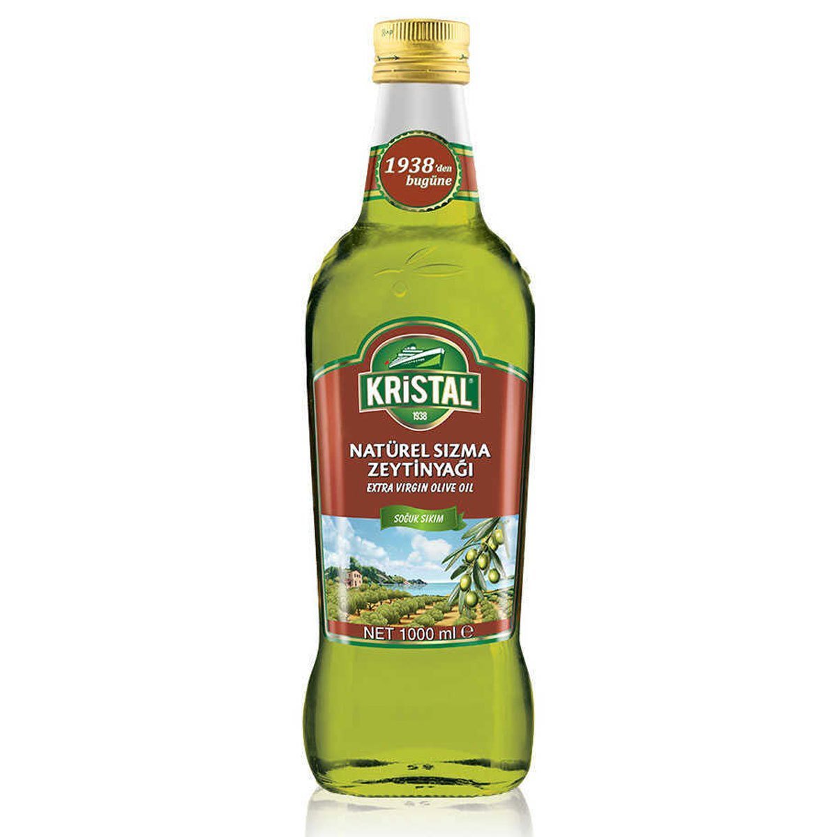 Kristal Natürel Sızma Zeytinyağı 1 Lt