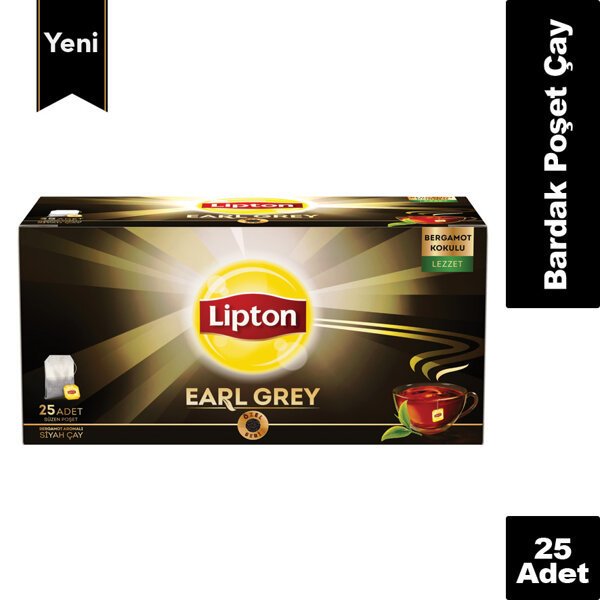 Lipton Earl Grey 25'Lİ Poşet Çay  50 Gr