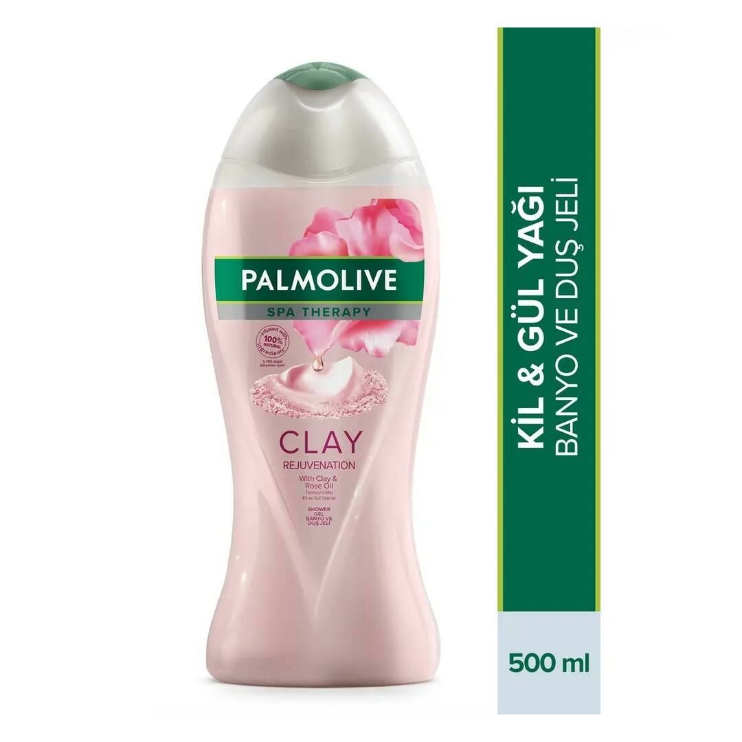 Palmolive Duş Jeli Clay Gül Yağı 500 Ml