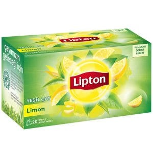 Lipton Yeşil  Limonlu 30 Gr 20'li Bardak Poşet