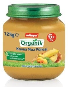 Milupa Organik Kayısı-Muz 125 gr