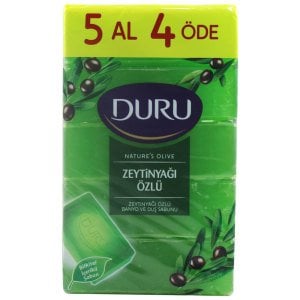 Duru Naturel Zeytinyağlı 5X150 gr