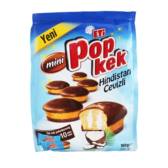 Eti Popkek Mini Hindistan Cevizli 180 gr