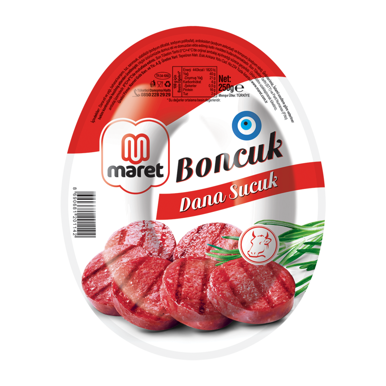 Maret Vakumlu Kangal Sucuk 220 Gr