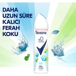 Rexona Kadın Sprey Deodorant Ocean Fresh %0 Alüminyum 48 Saat Koruma 150 ml