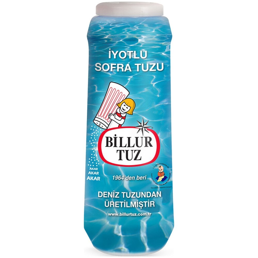 Billur Tuz Tuzluk Plastik 500 gr