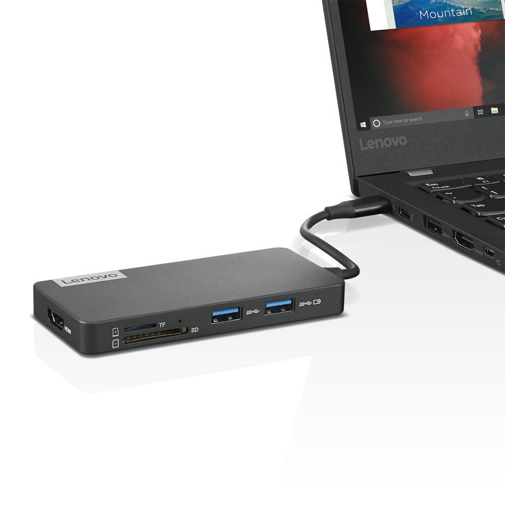Lenovo USB-C 7-in-1 Hub 4X90V55523