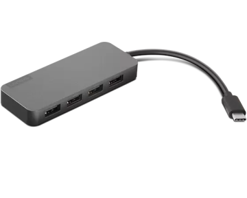 Lenovo USB-C to 4 Port USB-A Hub 4X90X21427