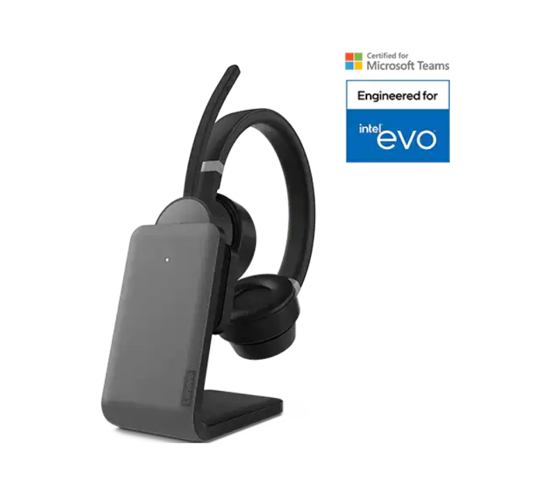 Lenovo Go Wireless ANC Headset with Charging stand 4XD1C99222