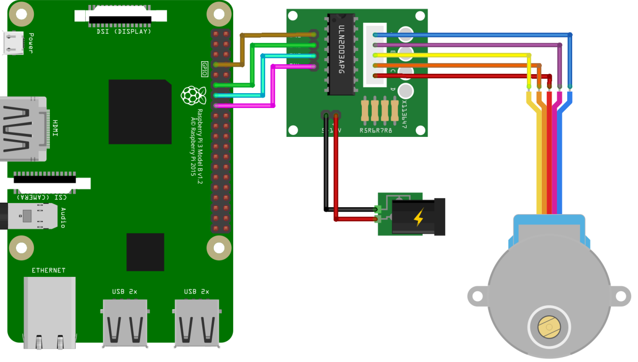 Raspberry Pi ile Step Motor Kontrolü