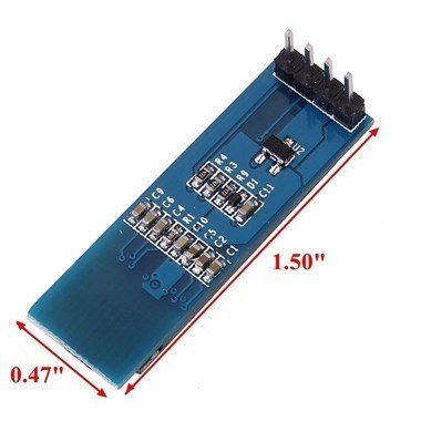 128x32 Oled Lcd Ekran 0.91 Inch SSD1306 (Arduino Uyumlu)