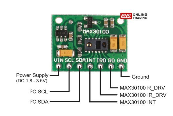 Kalp Nabız Sensörü Max30100