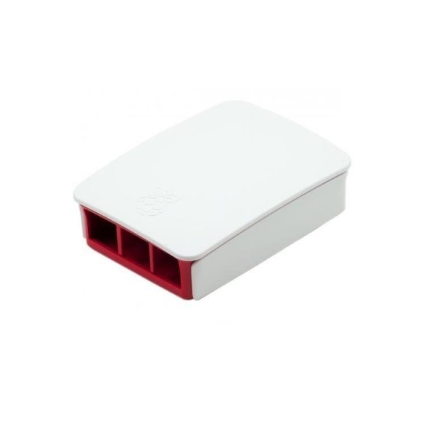 Raspberry Pi Muhafaza Kutusu - Beyaz Kırmızı