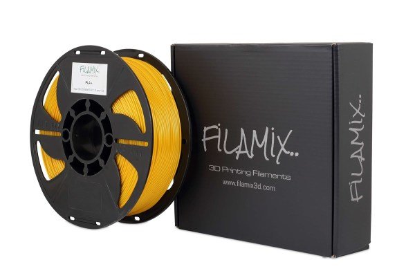 Filamix Gold Filament PLA + 1.75mm 1 KG Plus