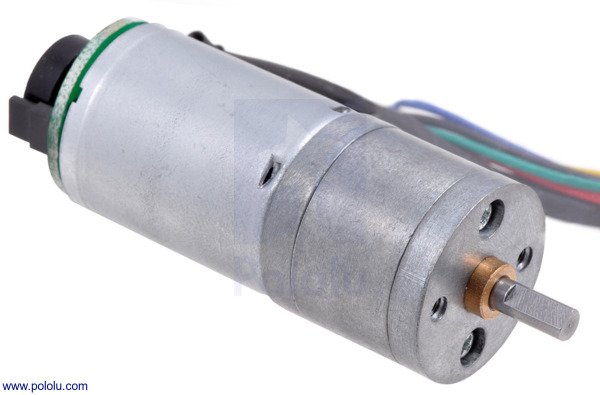 34:1 6V 280RPM Enkoderli Redüktörlü DC Motor PL-2273