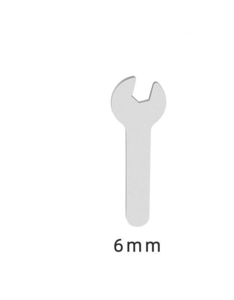 6mm Açık Ağız Anahtar(Krom)