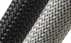 6 mm Siyah Kablo Çorabı (1 Metre)
