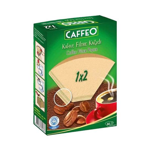 Caffeo 1x2 Filtre Kahve Kağıdı 80 Adet