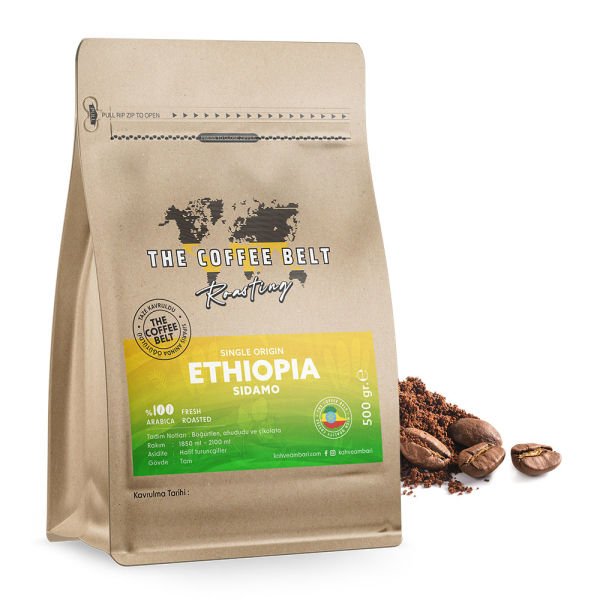 Ethiopia Sidamo GR.4 Yöresel Kahve 500 gr.
