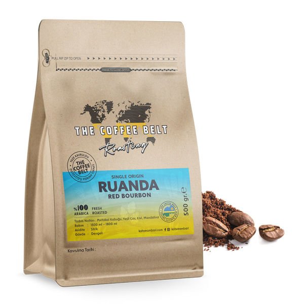 Ruanda ''Kamonyi'' Red Bourbon Yöresel Kahve 500 gr.