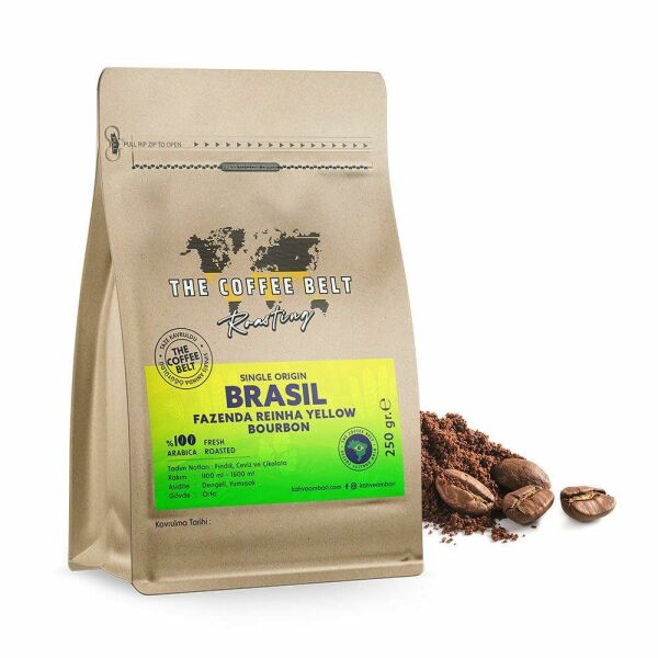 Brasil Fazenda Rainha Yellow Bourbon Yöresel Kahve 250 Gr