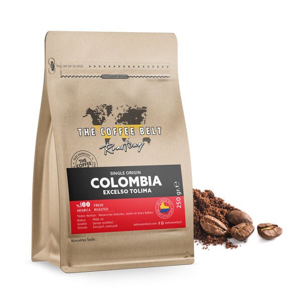 Colombia Excelso Tolima Yöresel Kahve 250 gr.