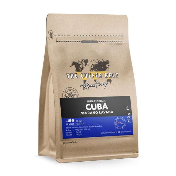 Cuba Serrano Lavado Küba Yöresel Kahve 250 gr