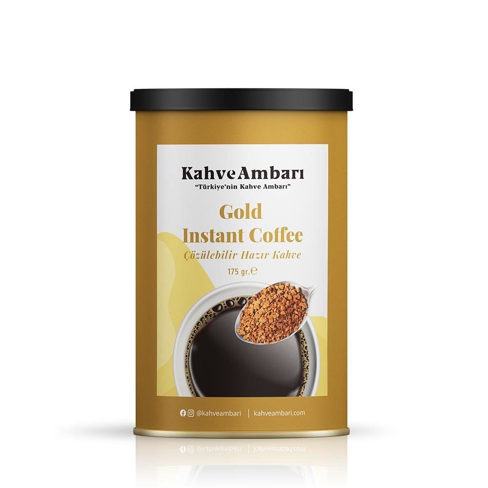 Kahve Ambarı Gold Instant Çözünebilir Hazır Kahve 175 gr