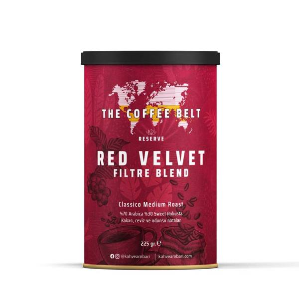 French Press Inox 350 ml & Red Velvet Filtre Kahve 250 Gr