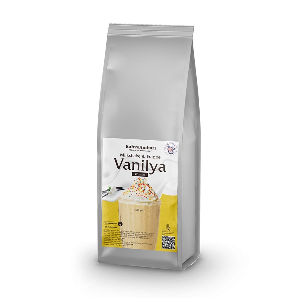 Vanilya Milkshake & Frappe Tozu 1000 Gr