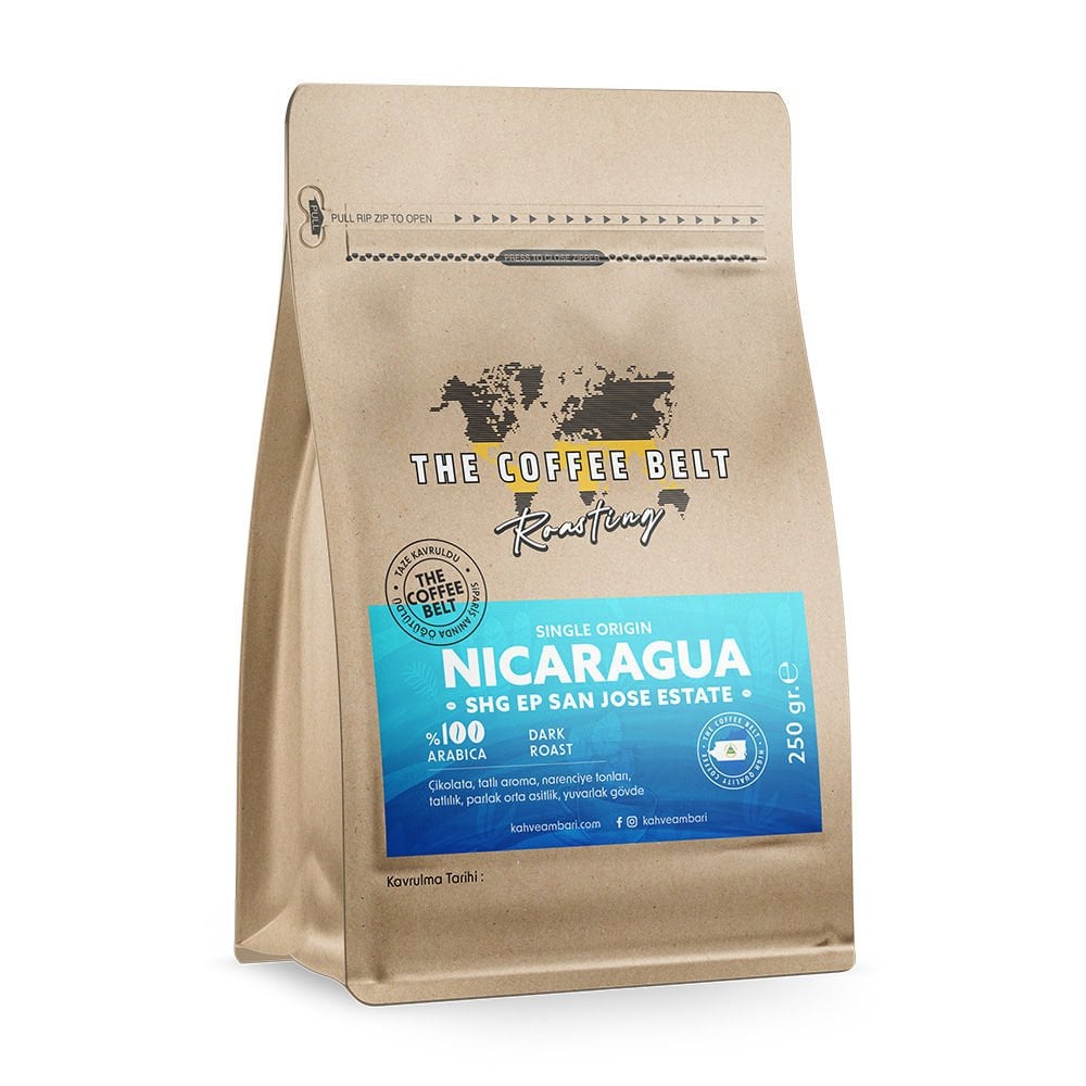 Nicaragua SHG EP San Jose Yöresel Kahve 250 Gr