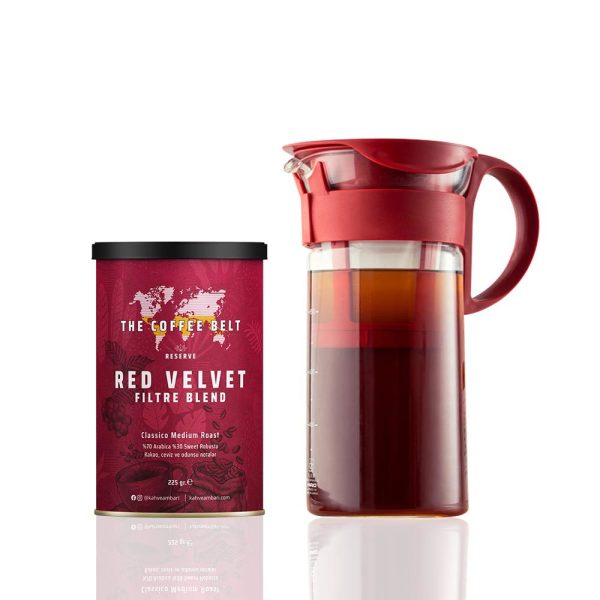 Red Velvet + Hario Soğuk Kahve Demleme Seti