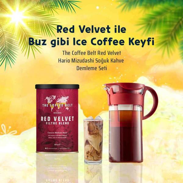 Red Velvet + Hario Soğuk Kahve Demleme Seti