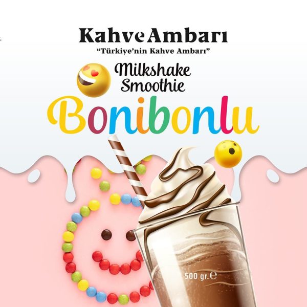 Bonibonlu Milkshake Smoothie Tozu 500 gr